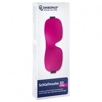 Ohropax 3D Comfort alvómaszk pink