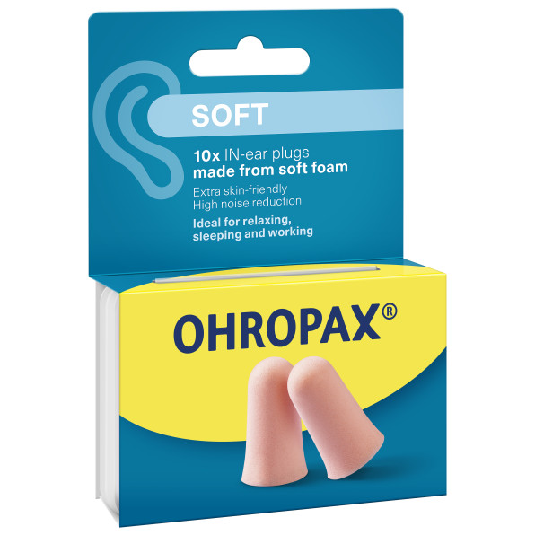 Ohropax Soft 10x füldugó csomagolás