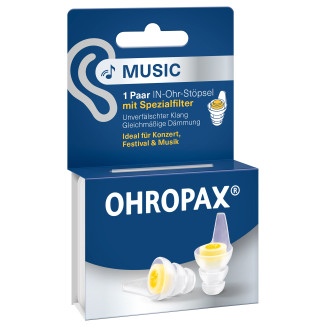 Ohropax music 2db puha...